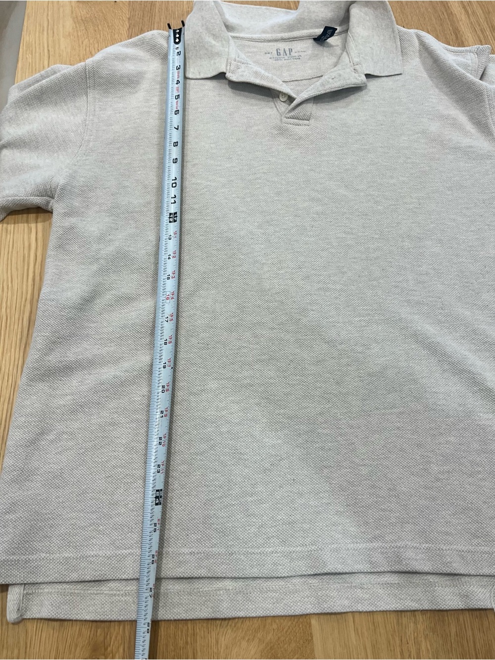 GAP Light Gray Henley Pullover Sweatshirt - Picture 5 of 6
